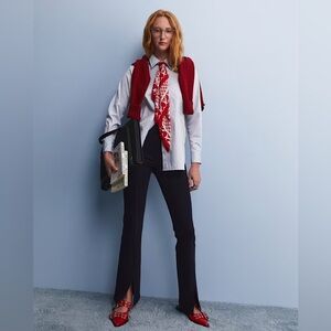 Sportscraft AU Polly Ponte Split Front Flare in Black